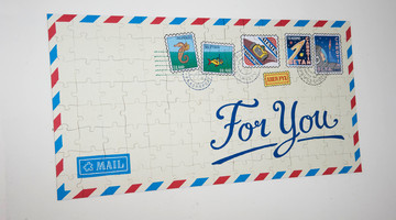 Motivpuzzle - Luftpost