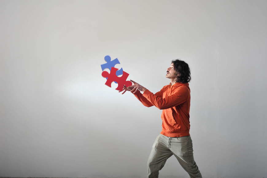 XXL Puzzleteile im Fotostudio mit Nono - Puzzlemagic